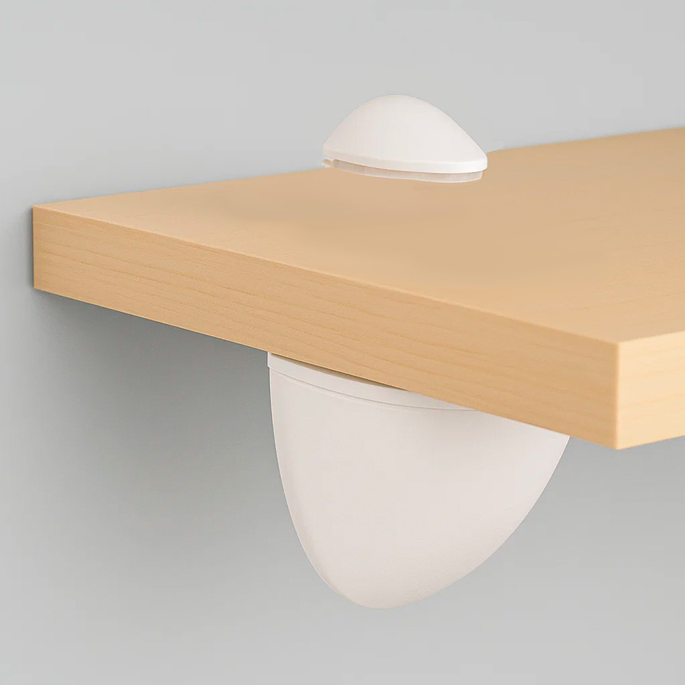 soporte pelicano regulable para estante como queda